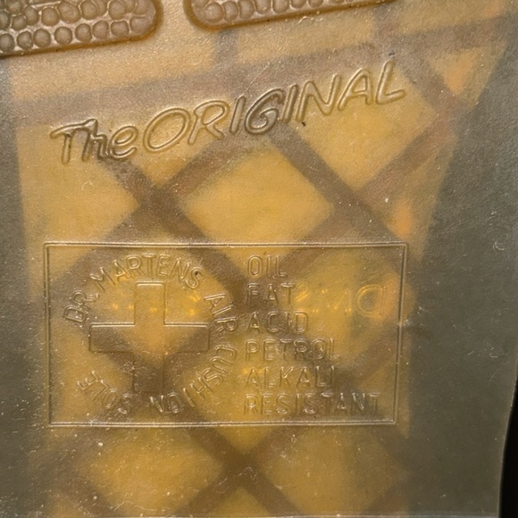 Dr Martens 1460 Pascal Harvest Boots in Tan Size 8 - Picture 8 of 8